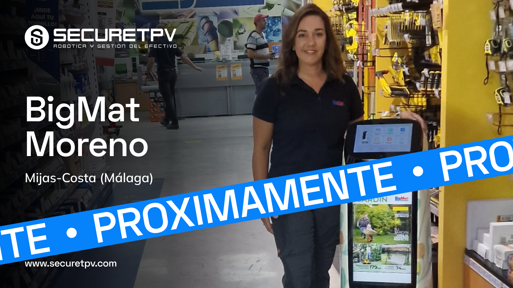 Instalación robot kettybot BigMat Moreno Comercial Las Lagunas Mijas Costa